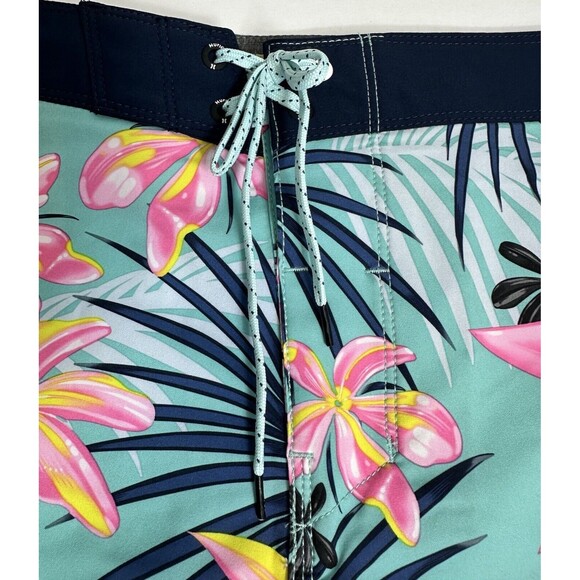 Men’s Hurley Phantom Classic 18" Boardshorts Stretch Aura Green Size 38 New - Picture 5 of 16